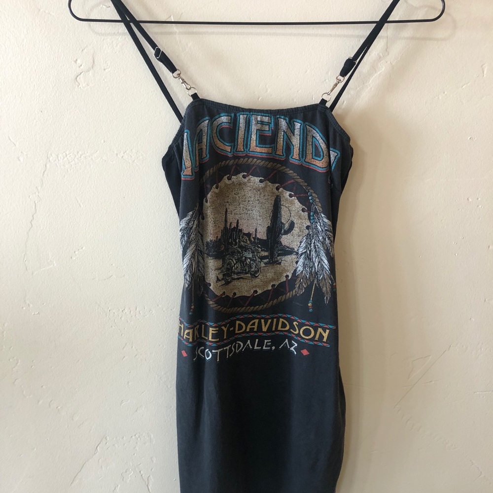 Her Pony vintage Harley Davidson dress